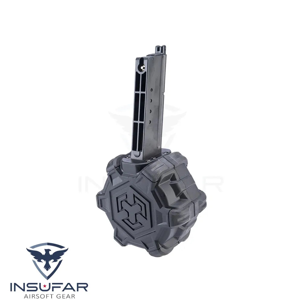 Drum mag AW Custom para pistola Desert Eagle gas blowback