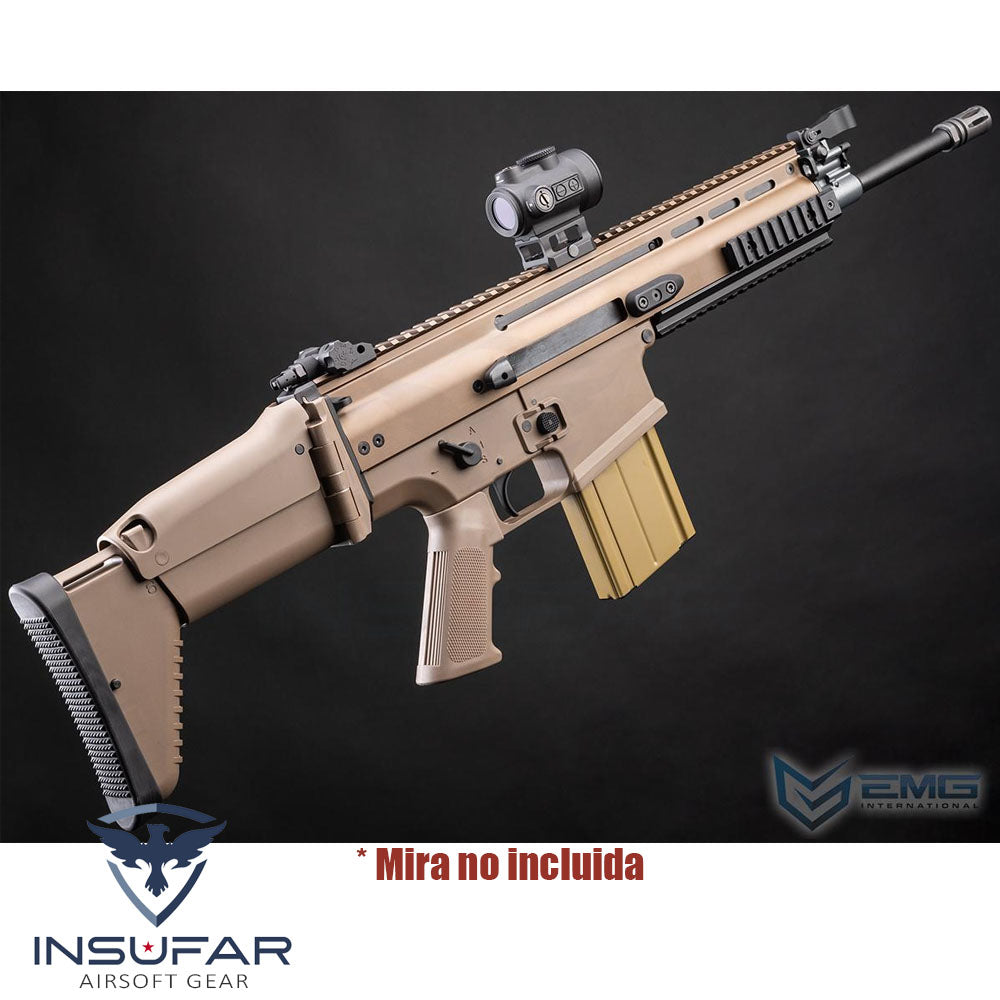 Replica EMG tan Licenciada FN Herstal SCAR Heavy AEG