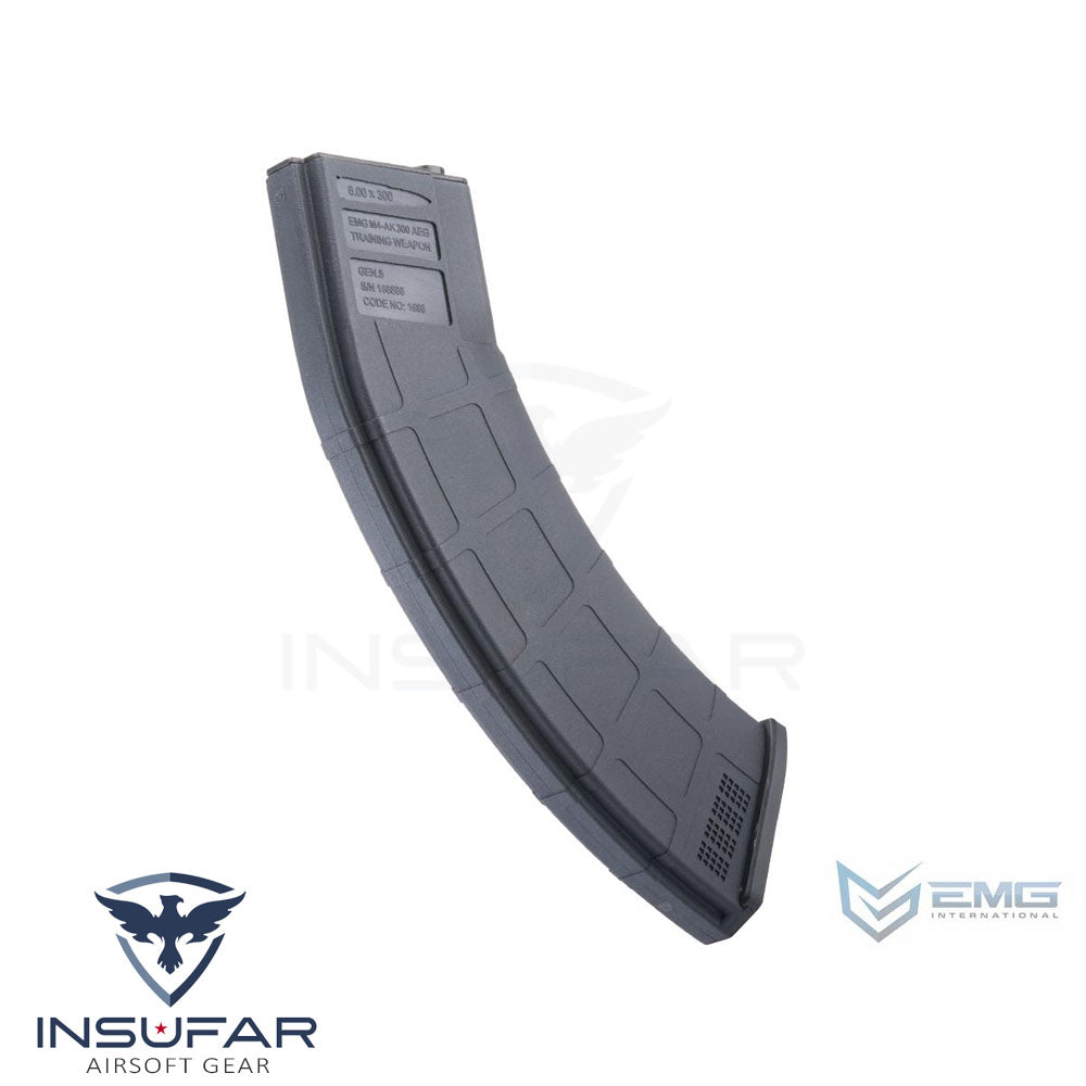 Magazine negro EMG M4-AK300 300rd Mid-Cap M4 / M16 AEG