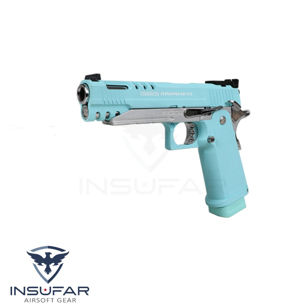 Replica pistola G&G GPM1911 CP Macaron Blue (EU)