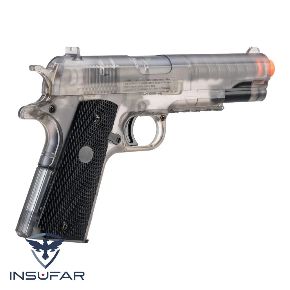 Kit Airsoft Sig Sauer "Patrol Rifle" AEG + Pistola 1911 – Color Transparente