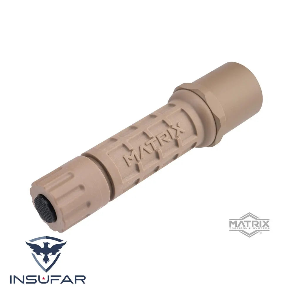 Linterna táctica Matrix T6 XML 350 Lúmenes para Combate y EDC (Color: Dark Earth)