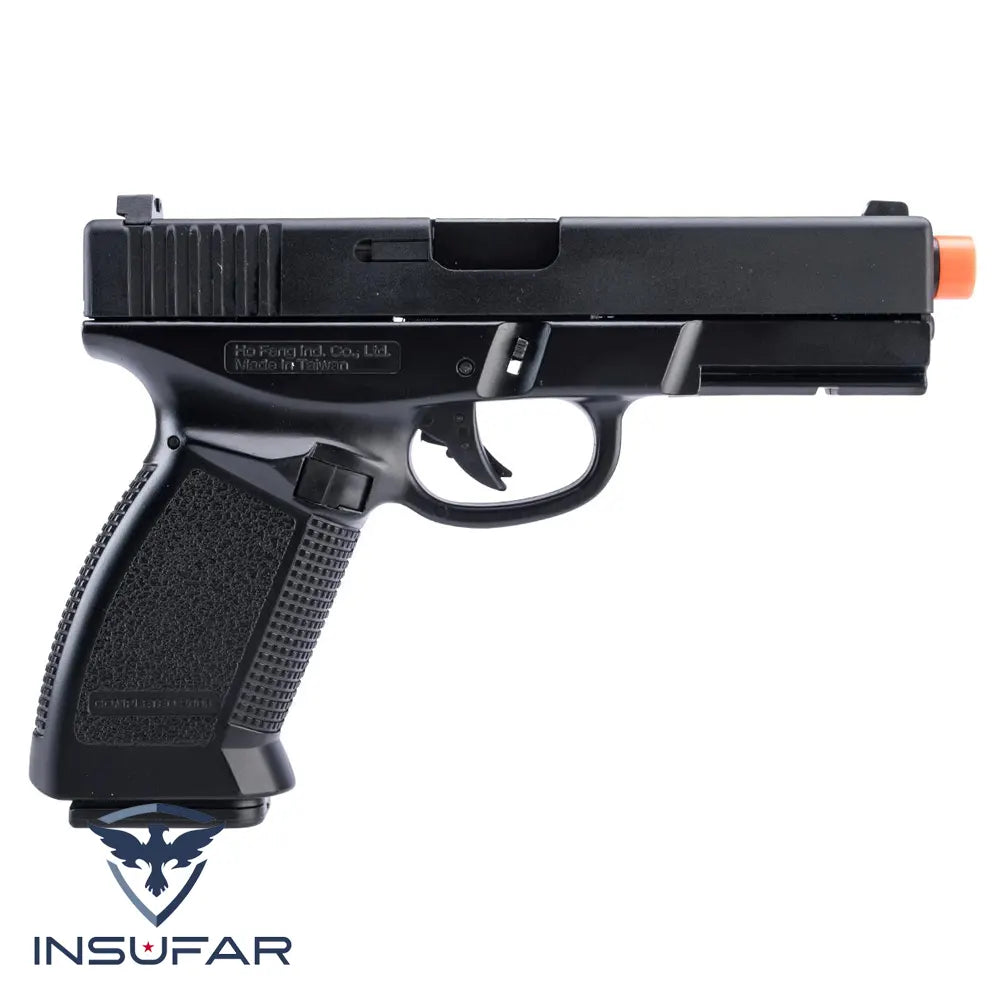Pistola HFC Darkhawk Heavyweight GBB Airsoft con Estuche Rígido