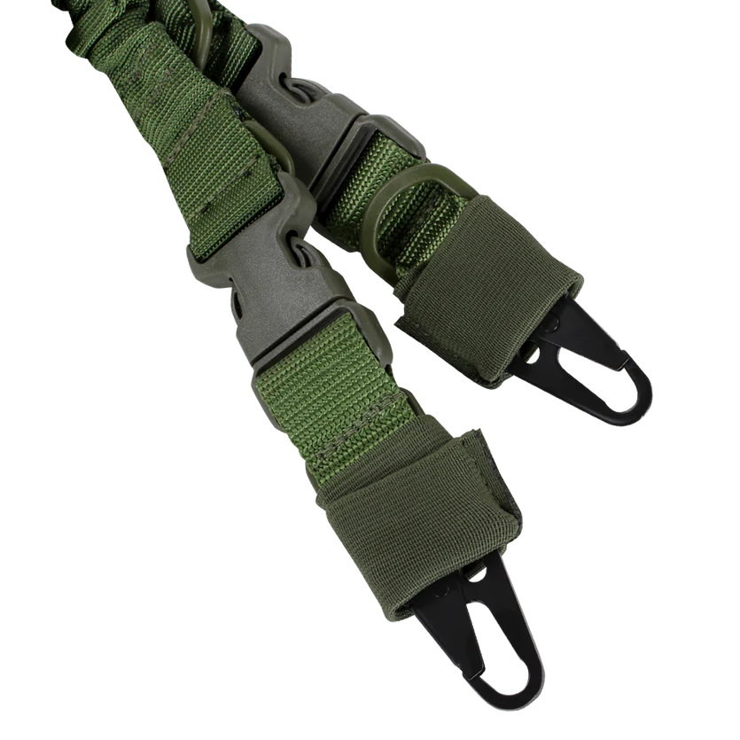 Correa Bungee Condor outdoor CBT 2 Puntas Negra