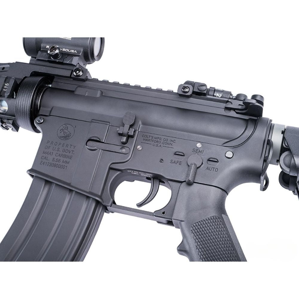 Replica Cybergun x Colt M4A1 CQB AEG con ETU eShooter Kestrel