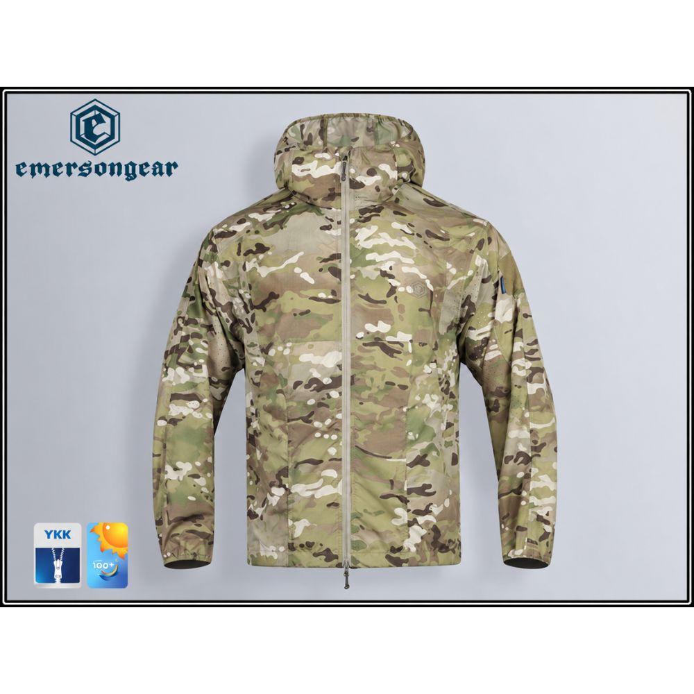 Chaqueta Ultraligera Blue Label EmersonGear UPF100+ Multicam (L)