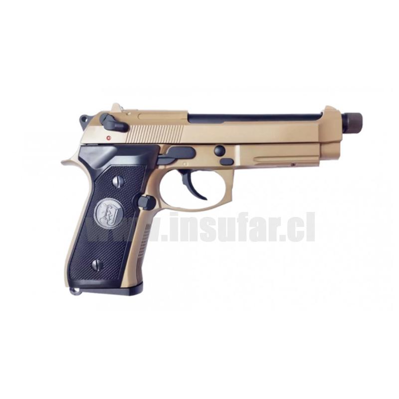 Replica pistola KJW M9A1 TBC tan GBB