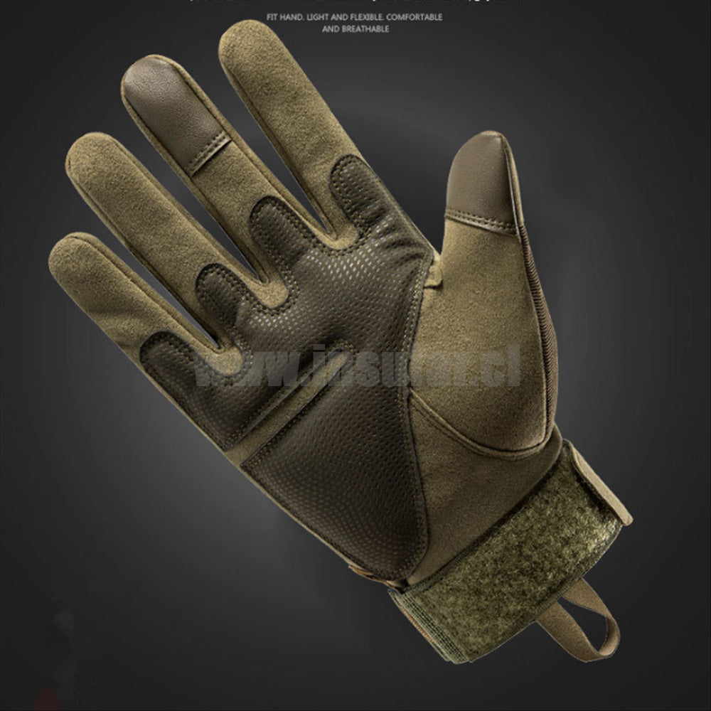 Guante tácticos NorthSentinel con nudillos negro Talla XL