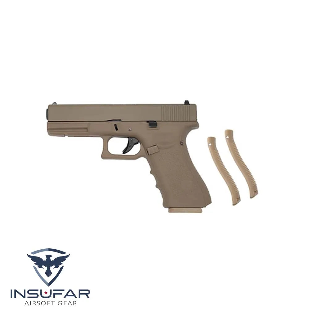 Replica pistola Leviathan P17 tan