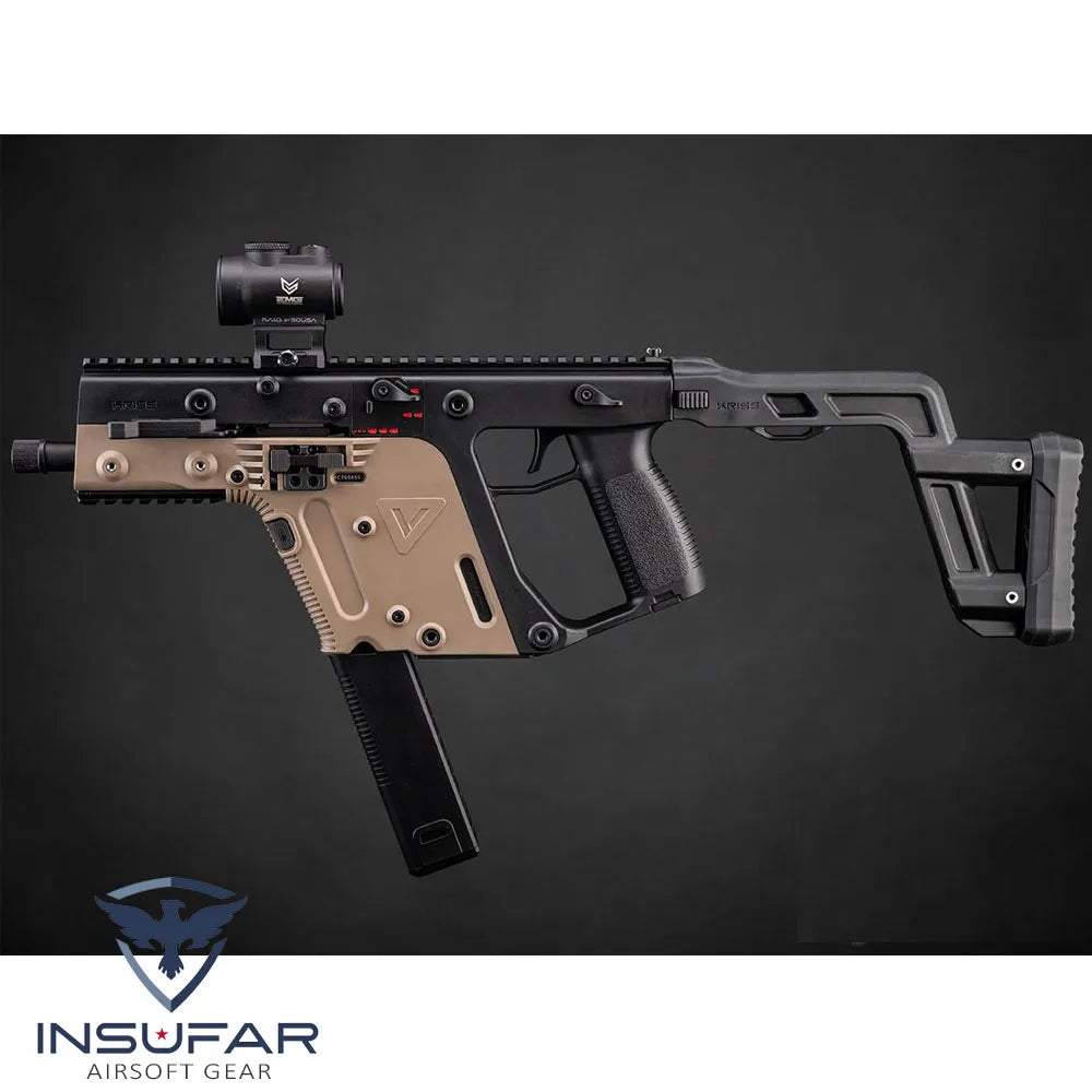 Replica Krytac KRISS Vector doble tono Gas Blowback GBB SMG