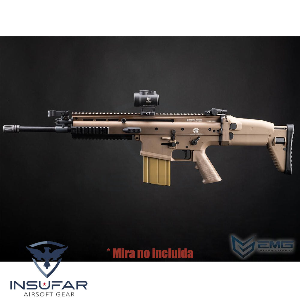 Replica EMG tan Licenciada FN Herstal SCAR Heavy AEG