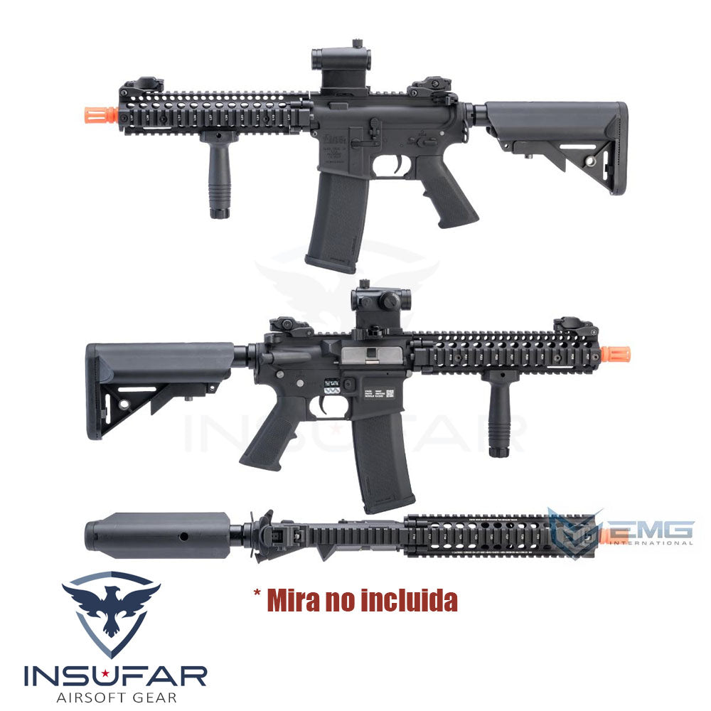 Replica EMG Helios licenciada Daniel Defense MK18 EDGE AEG por Specna Arms