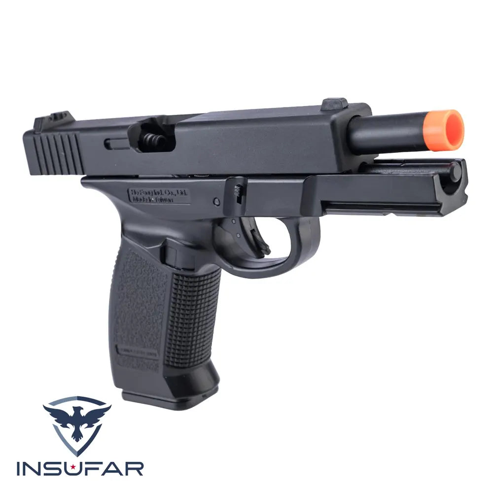 Pistola HFC Darkhawk Heavyweight GBB Airsoft con Estuche Rígido
