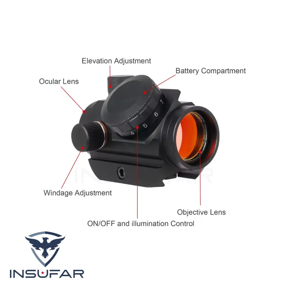 Mira RedDot T1 sin montura