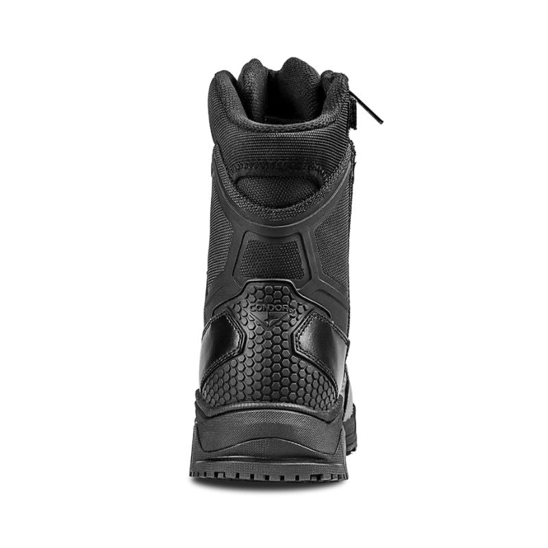 Botas Condor outdoor Brigade 8" negra con cierre Talla 10