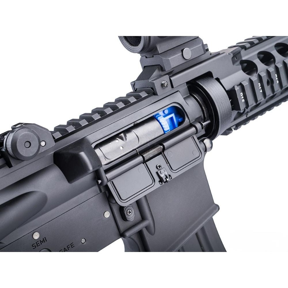 Replica Cybergun x Colt M4A1 CQB AEG con ETU eShooter Kestrel