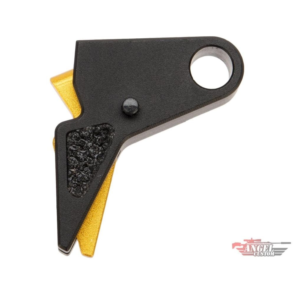 Gatillo CNC Flat Angel Custom para KWA ATP GBB – Negro/Dorado