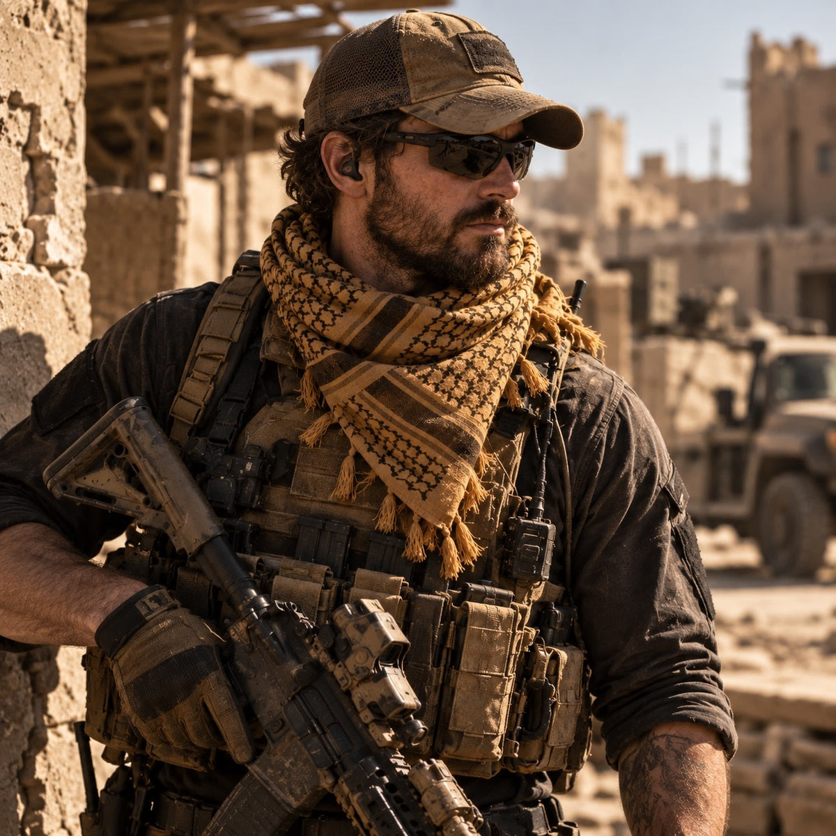 Shemagh Desierto/negro Emersongear