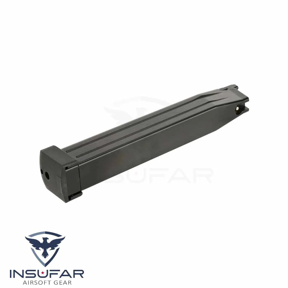 Magazine extendido AW Custom Spec 50 Rondas Green Gas para HI-CAPA GBB