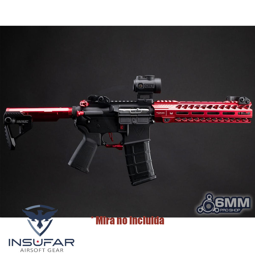 Replica 6mmProShop Licenciada Strike Industries roja "Sentinel" M4 AEG