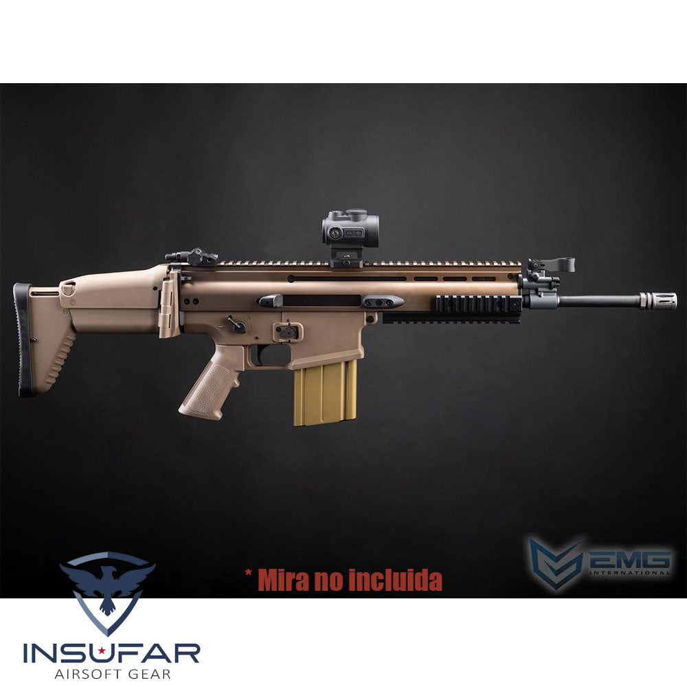 Replica EMG tan Licenciada FN Herstal SCAR Heavy AEG