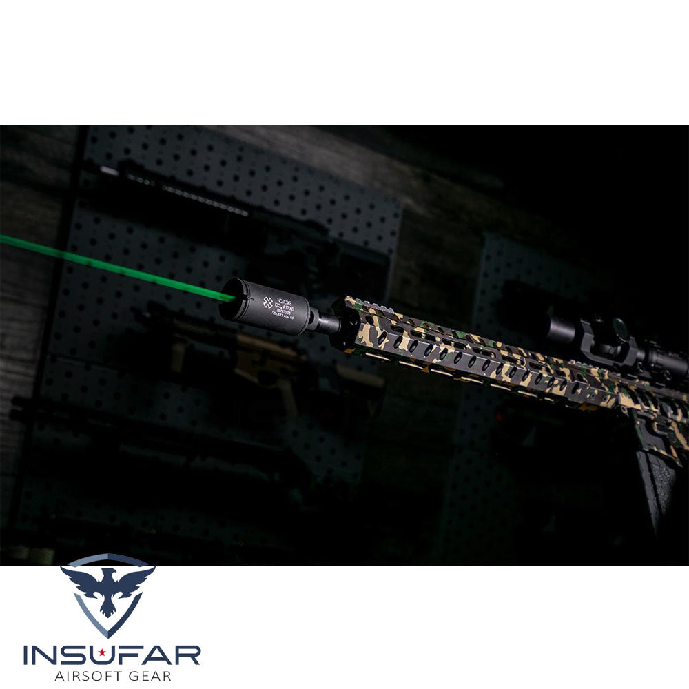 Flash hider verde con trazador compacto recargable EMG Noveske KX5