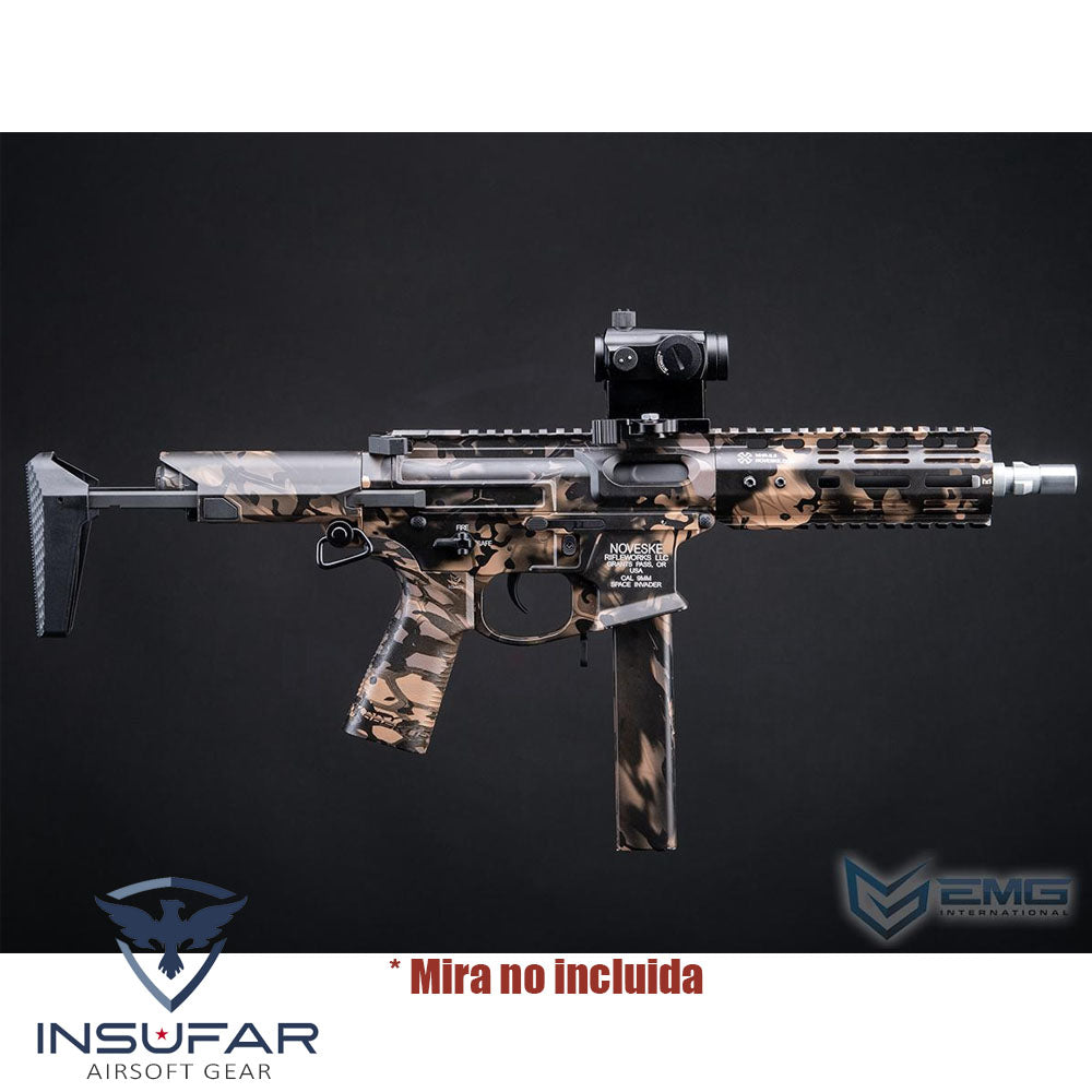 Replica EMG Noveske Space Invader Gen4 Color: Kryptek Obskura Nox con guardamanos 8.5"