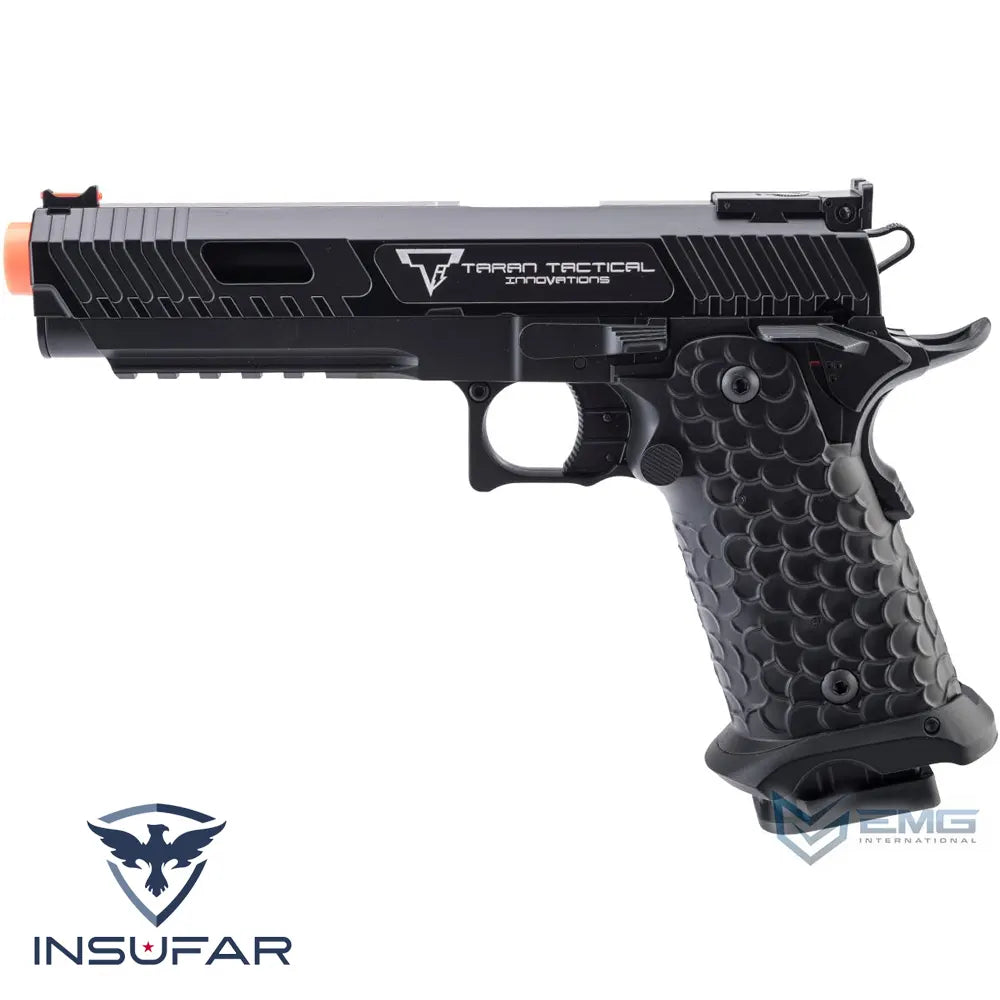 Replica airsoft pistola eléctrica EMG TTI Licenciada 2011 Combat Master Full Auto Select Fire AEP