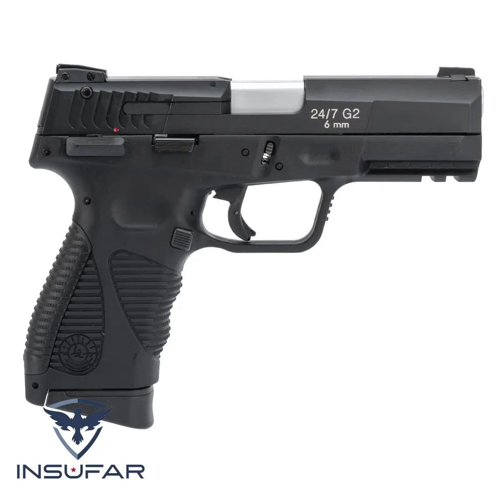 Réplica Airsoft Pistola Taurus 24/7 G2 CO₂ Blowback – Cybergun / KWC (Color: Negra)