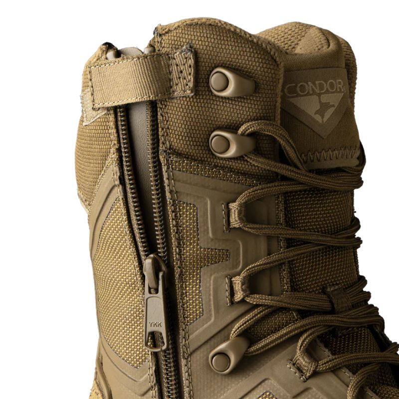 Botas Condor outdoor Brigade 8" con cierre Talla 6