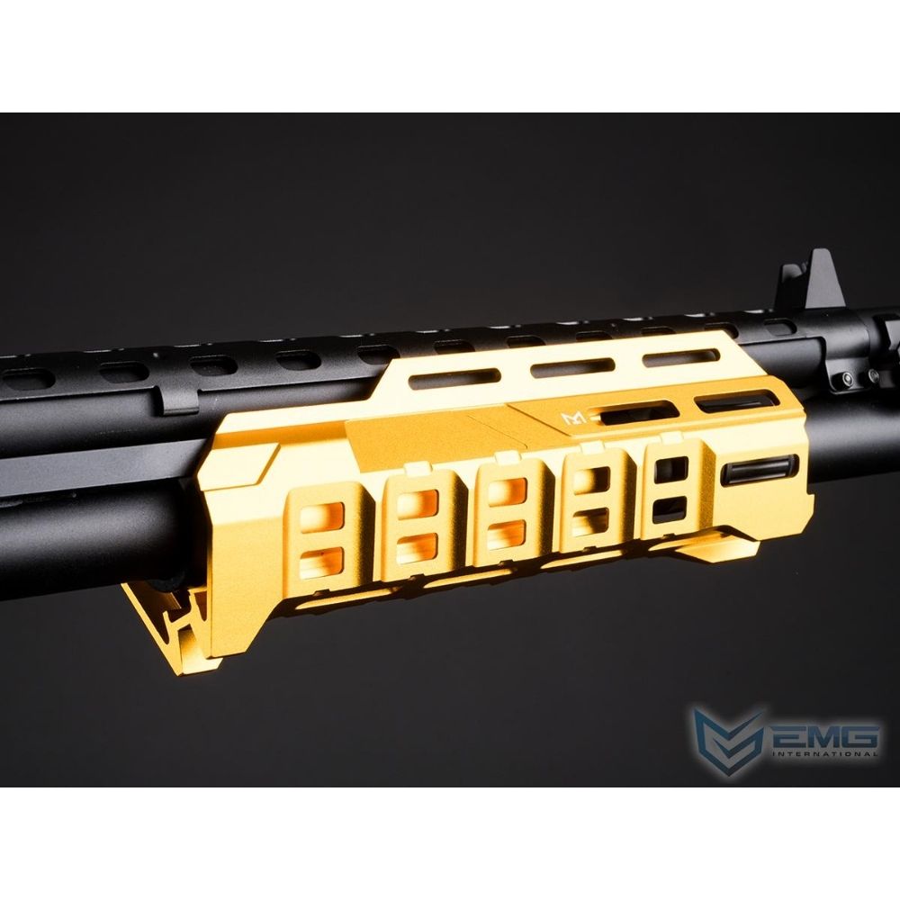 Escopeta Airsoft EMG x Strike Industries M870 Co2 - Gold