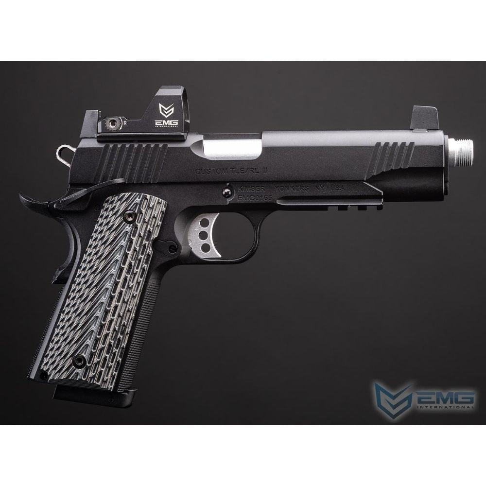Pistola Airsoft EMG Kimber Custom TLE/RL 1911 Co2 GBB con Grip G10