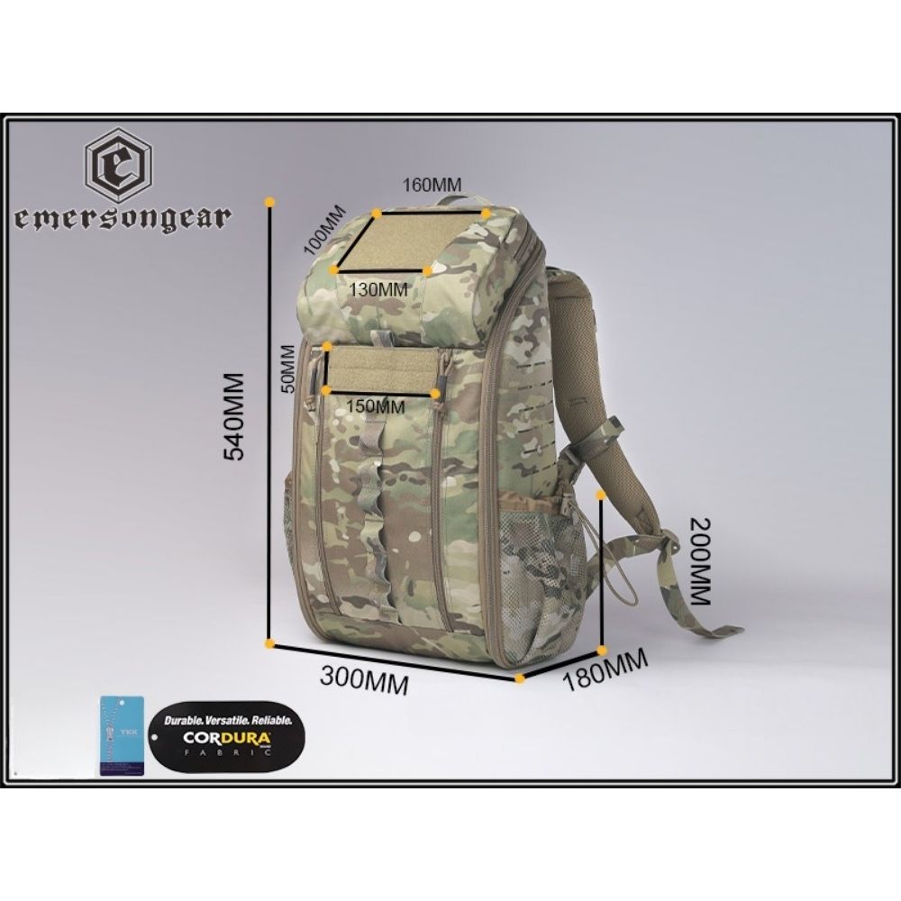 Mochila Médica Táctica EmersonGear Angel 30L (Negro)