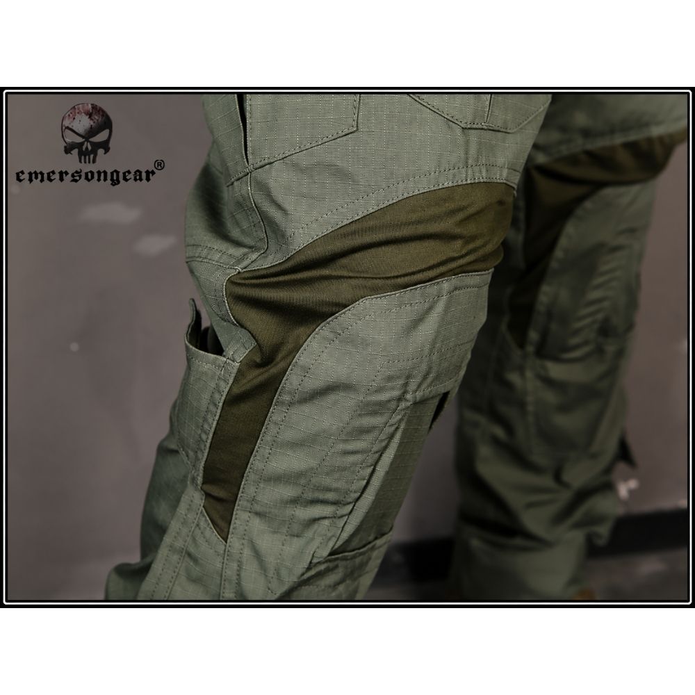 Pantalón Táctico EmersonGear G3 Negro con Rodilleras (34W)
