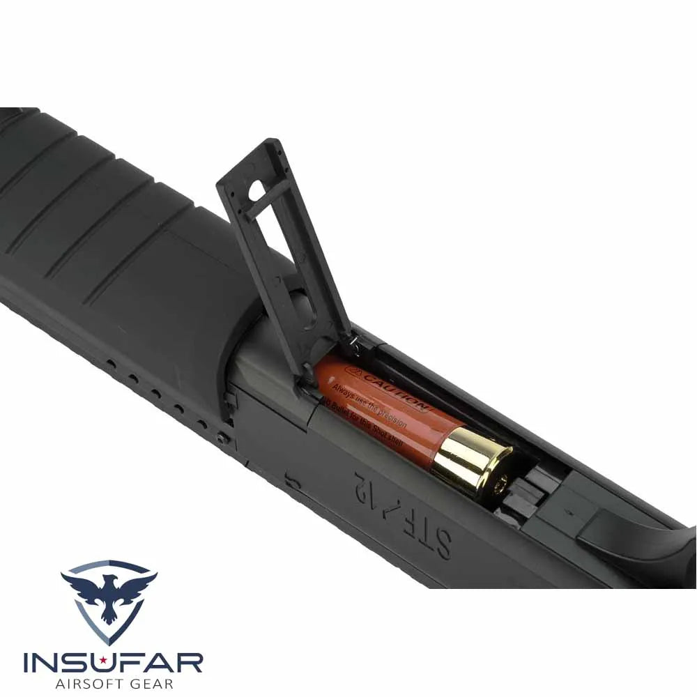 Escopeta FABARM STF12 Pump Action Tri-Shot (Modelo: con culata/negro)