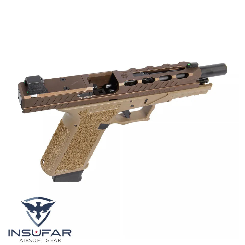 Replica pistola Poseidon Orion No.3 tan GBB