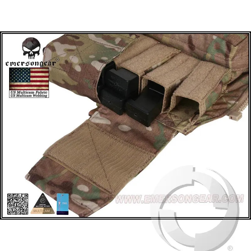 Back Pack Zip panel para chaleco AVS /JPC2.0/CPC Multicam