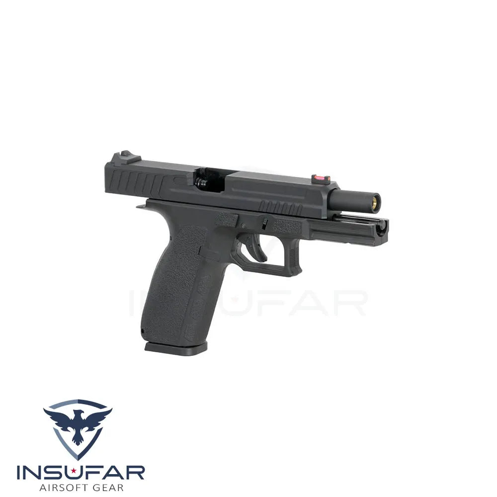 Replica pistola KJW KP-13 gas negra corredera metálica