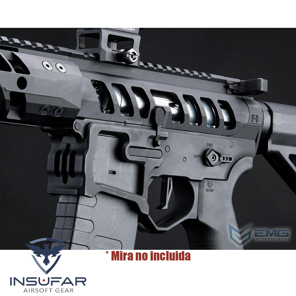 Replica EMG F-1 Firearms UDR-15 Skeletonized AR-15 eSilverEdge AEG con guardamanos C7M M-LOK