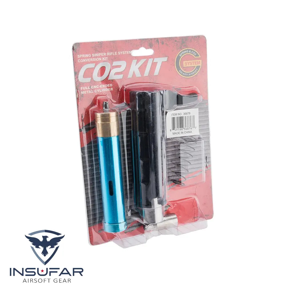 Kit conversión sniper cilindro Galaxy CNC CO2 para M82A1 resorte manual rifle