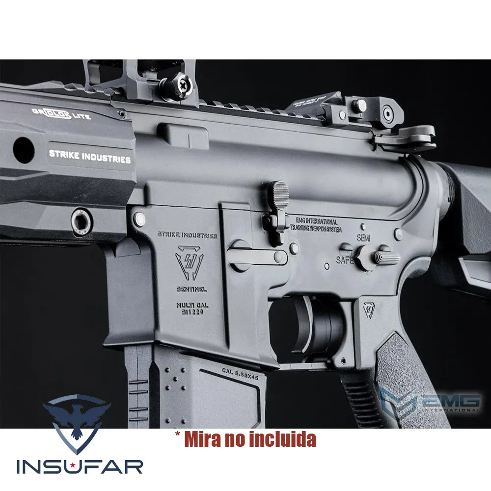 Replica Airsoft EMG Custom Strike Industries "Sentinel" AR15 AEG con guardamanos GRIDLOCK 11"