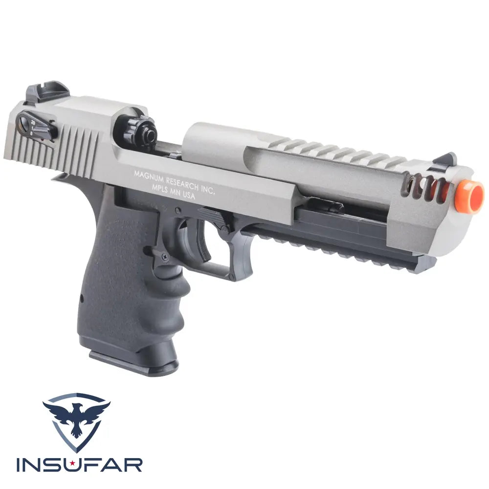 Pistola Airsoft Cybergun Desert Eagle L6 CO2 GBB Licenciada por Magnum Research (Color: 2-Tonos)