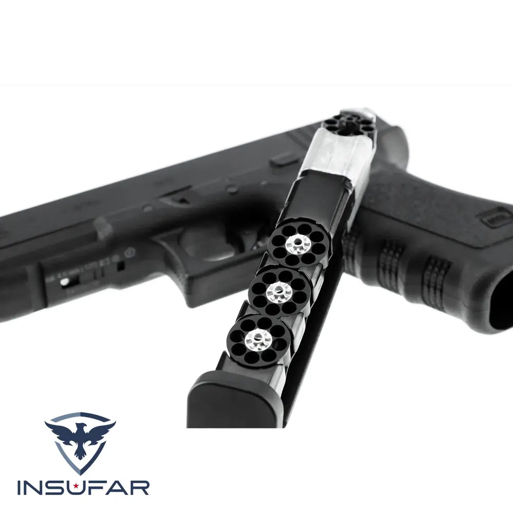 Pistola POSTON Glock 17 CO₂ Calibre 4,5 mm (.177) – Original Case Incluido