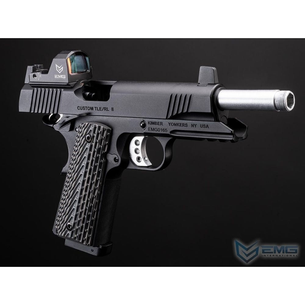 Pistola Airsoft EMG Kimber Custom TLE/RL 1911 Co2 GBB con Grip G10