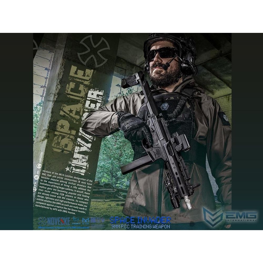 Replica EMG Space Invader Gen4 PCC AEG - Kryptek Obskura Gris