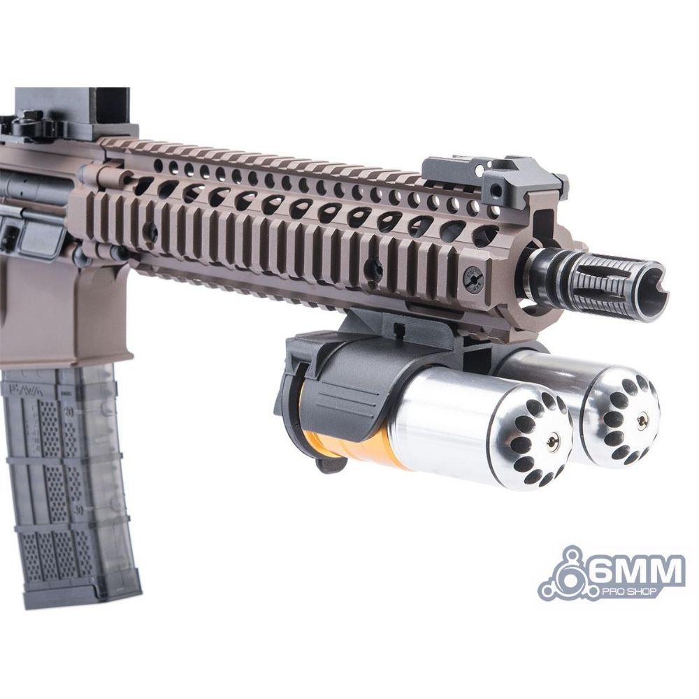 Lanzagranadas Doble 40mm 6mmProShop Compact para Rail 20mm