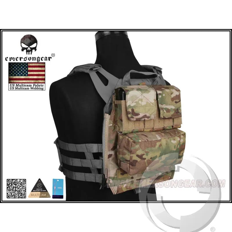 Back Pack Zip panel para chaleco AVS /JPC2.0/CPC Multicam