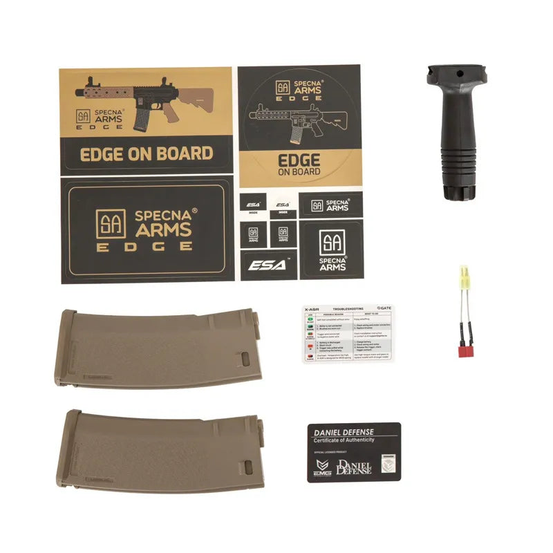 Replica Specna Arms Daniel Defense EDGE E19 Half tan