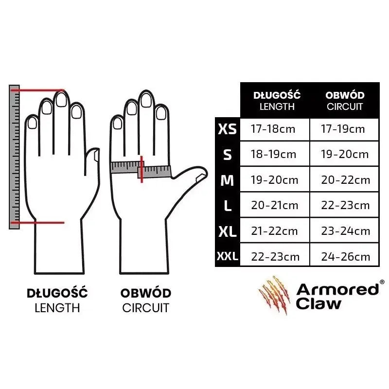 Guantes tácticos Armored Claw Shield - Negro Talla S