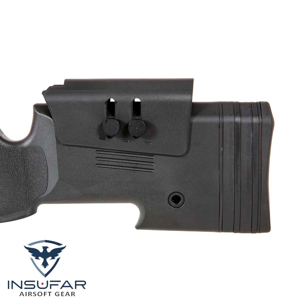Réplica de Rifle Sniper SA-S03 CORE™ High Velocity con Mira y Bipode - negra
